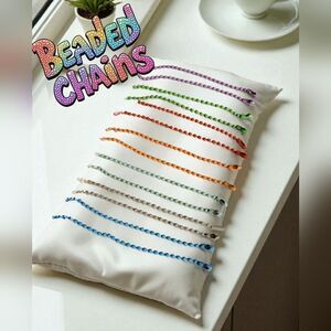 Colorful Assorted 18 Pc. Beaded Chains Set